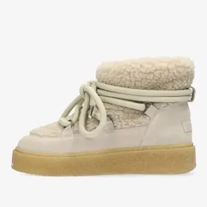 Bottines en suède et fourrure de laine femme Shabbies Amsterdam Senna Lana image-3