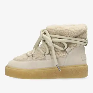 Bottines en suède et fourrure de laine femme Shabbies Amsterdam Senna Lana image-6