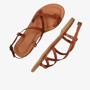 Sandalias de cuero vacuno mujer Shabbies Amsterdam Angel Carly image-4