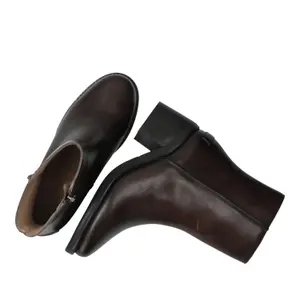 Botines de cuero midi mujer Shabbies Amsterdam Parker Nala image-4