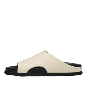 Ciabatte in pelle da donna Shabbies Amsterdam Inga Close image-1