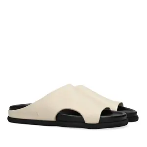 Ciabatte in pelle da donna Shabbies Amsterdam Inga Close image-2