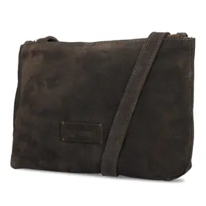 Women's Oiled Suede Shoulder Bag Shabbies Amsterdam Festival Big image-1