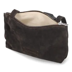 Women's Oiled Suede Shoulder Bag Shabbies Amsterdam Festival Big image-3