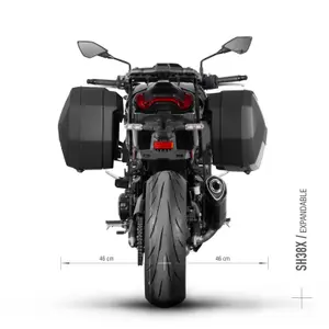 Motorcycle side case mount Shad 3P System Kawasaki image-1