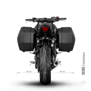Motorcycle side case mount Shad 3P System Yamaha image-0
