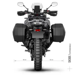 Motorcycle side case mount Shad 3P System CF MOTO 800 MTX image-1