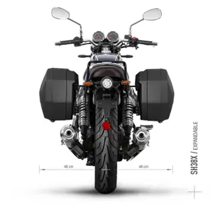 Soporte para maletas laterales de moto sistema 3P Shad Motoguzi V7 850 Spécial '23 image-4