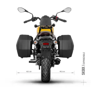 Portabolsas lateral moto Shad 3P System Qj Motor Srv 125 image-2