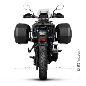 Support valises latérales moto Shad 3P System Suzuki V-Strom 800 DE '23 image-1