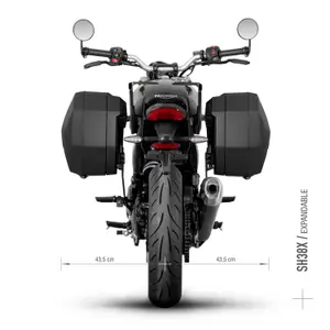 Bevestigingssysteem voor zijtassen moto Shad 3P Triumph Speed 400 image-1