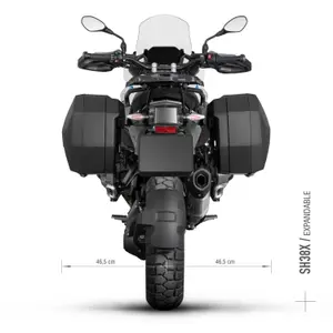 Support valises latérales moto Shad 3P System BMW R 1300 Gs (x3) image-1