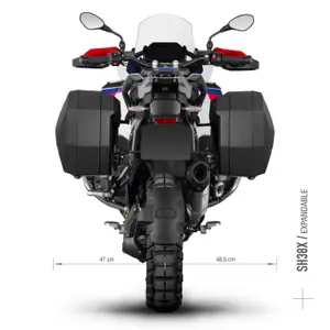 Motorcycle side case mount Shad 3P System BMW R1300GS ADVENTURE image-1