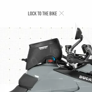 Bolsa sobredepósito moto Shad Tank Click System image-3
