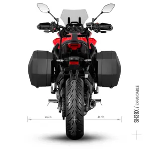 Sistema de fixação de mala lateral de moto Shad Yamaha Tracer 7 image-1