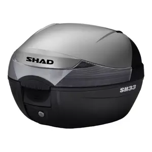 Coperchio piastra bauletto moto Shad Sh33 New Titanium image-0
