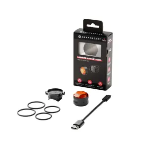 Feu arrière vélo magnétique Shapeheart image-3