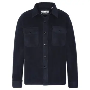 Chemise manches longues poches poitrine Schott image-0