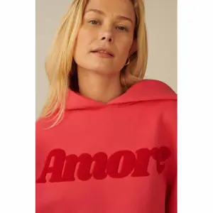 Women's hooded sweatshirt She is Sunday Amore image-3