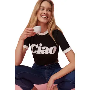 Women's T-shirt She is Sunday Ciao image-0