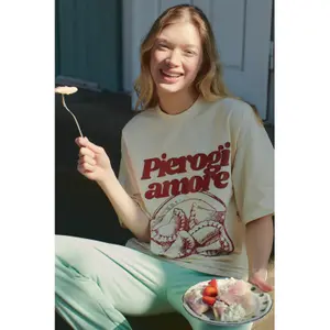 Women's T-shirt She is Sunday Pierogi image-2