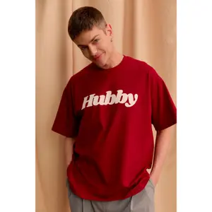 Oversized T-shirt She is Sunday Hubby image-1