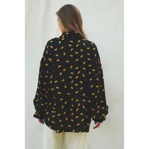 Women's long sleeve shirt She is Sunday Farfalle image-2