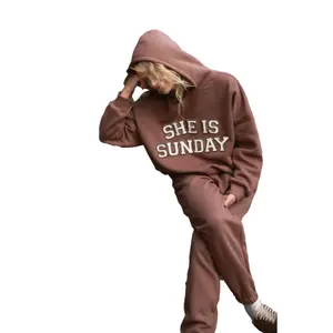 Hoodie Damen She is Sunday Z Kapturem