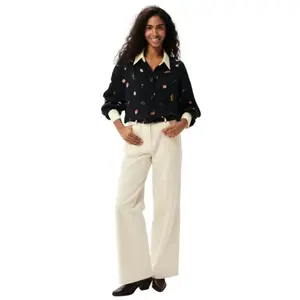 Langarmshirt Damen She is Sunday Party image-0