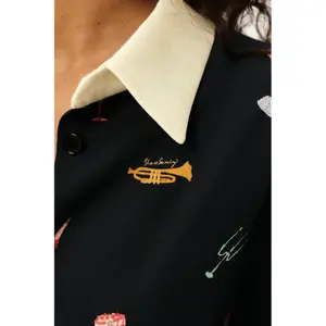 Langarmshirt Damen She is Sunday Party image-5