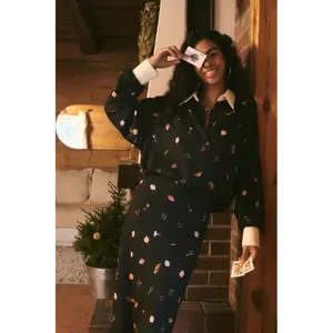 Langarmshirt Damen She is Sunday Party image-3