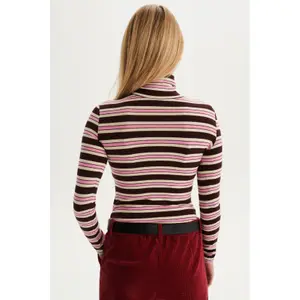 Rollkragenpullover Damen She is Sunday Biscotti-E-Latte image-2
