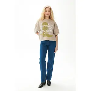 Women's T-shirt She is Sunday Texas image-1