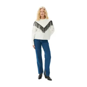 Women's long sleeve T-shirt She is Sunday Cowgirl image-0