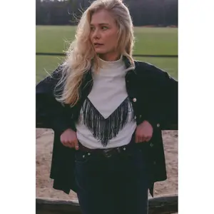 Women's long sleeve T-shirt She is Sunday Cowgirl image-3