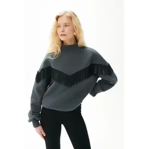 Sweatshirt woman She is Sunday Vesper image-1
