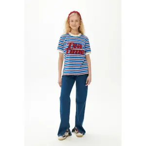 Striped T-shirt She is Sunday Tea Time image-1