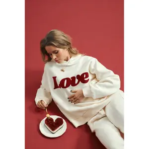 Women's hooded sweatshirt She is Sunday Love image-3