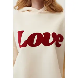 Women's hooded sweatshirt She is Sunday Love image-5