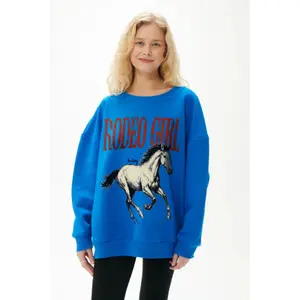 Sweatshirt woman She is Sunday Rodeo image-1
