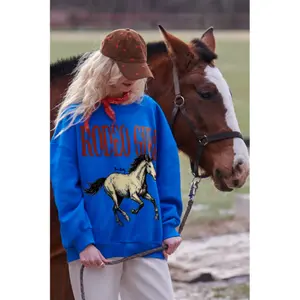Sweatshirt woman She is Sunday Rodeo image-3