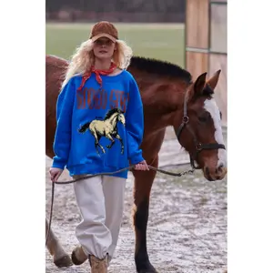 Sweatshirt woman She is Sunday Rodeo image-2