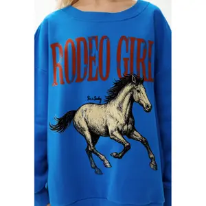 Sweatshirt woman She is Sunday Rodeo image-5