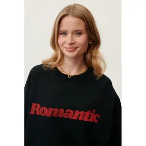 Sweatshirt woman She is Sunday Romantic image-4