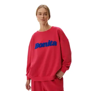 Sweatshirt woman She is Sunday Bonita image-0