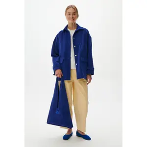 Velvet Tote Bag Women She is Sunday Nordic image-1