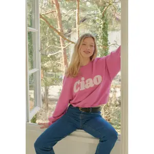 Sweatshirt woman She is Sunday Ciao Sis image-2