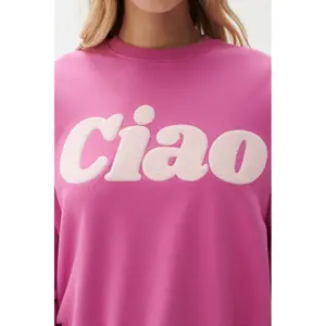 Sweatshirt woman She is Sunday Ciao Sis image-3