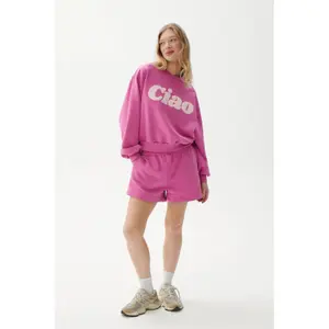 Sweatshirt woman She is Sunday Ciao Sis image-4