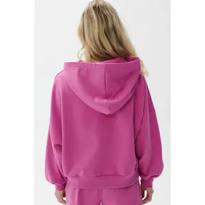 Women's hooded sweatshirt She is Sunday Pizza Pasta Gelato image-3